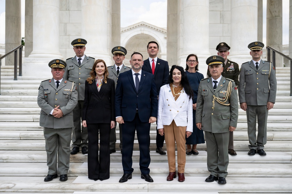 Republic of Albania Minister of Defense Ermal Nufi Visits ANC