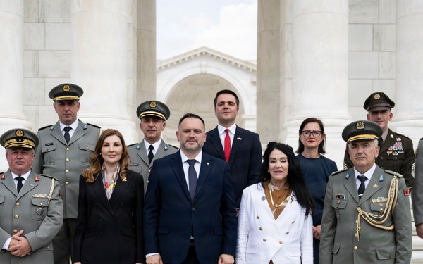 Republic of Albania Minister of Defense Ermal Nufi Visits ANC