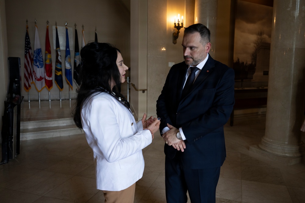 Republic of Albania Minister of Defense Ermal Nufi Visits ANC
