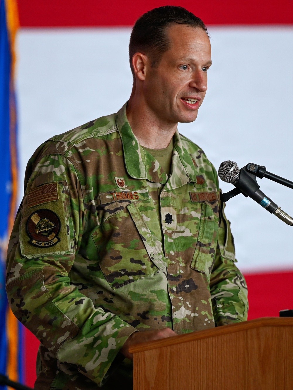 552nd AMXS welcomes new commander during change of command