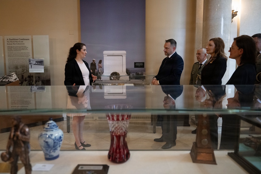Republic of Albania Minister of Defense Ermal Nufi Visits ANC