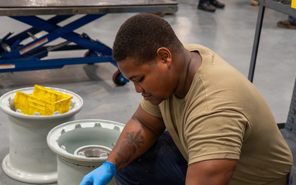 Joint Base Charleston Airmen repair 46% of Air Force C-17 wheels during three-month surge