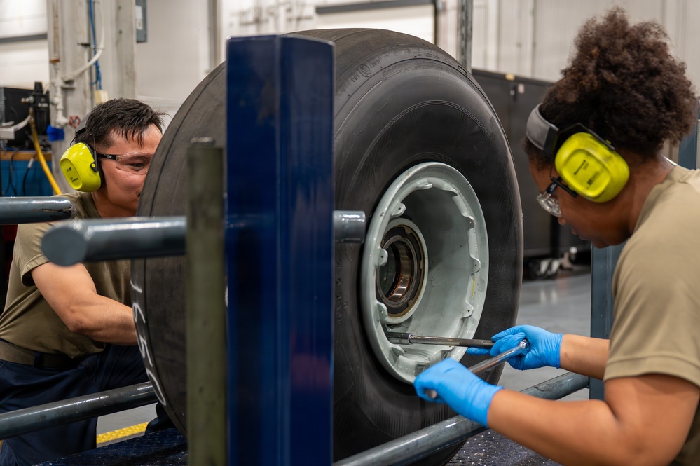 Joint Base Charleston Airmen repair 46% of Air Force C-17 wheels during three-month surge