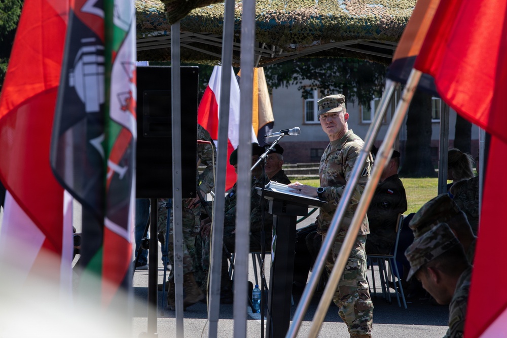 V Corps oversees transfer of authority for 1st Infantry Division and 3rd Infantry Division in Poland