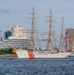 US Coast Guard Cutter Barque Eagle departs Sail250 Virginia