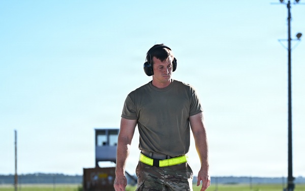 125th Fighter Wing crew chiefs prepare F-35A Lightning II aircraft for flight operations