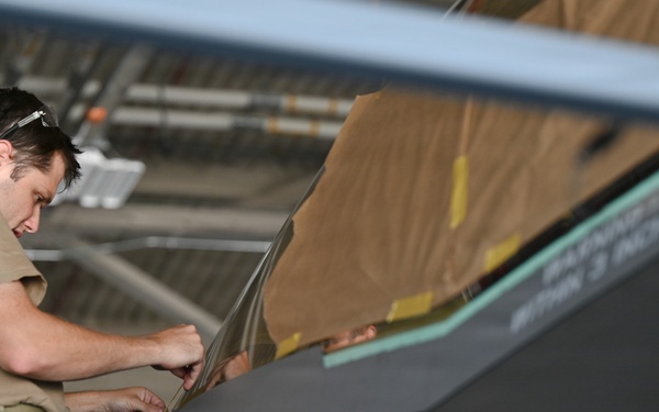 125th Fighter Wing crew chiefs prepare F-35A Lightning II aircraft for flight operations