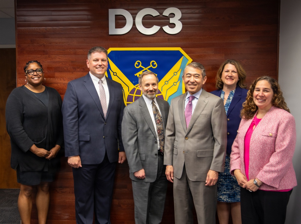 DC3 hosts Mr. Edwin Oshiba, Administrative Assistant to the Secretary of the Air Force