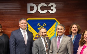 DC3 hosts Mr. Edwin Oshiba, Administrative Assistant to the Secretary of the Air Force