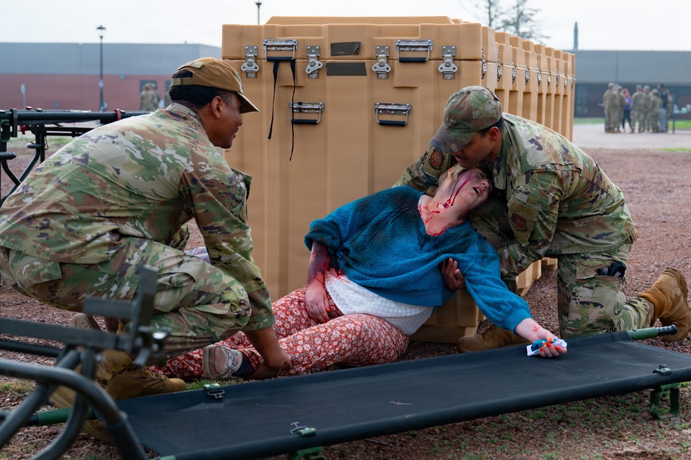 90th Medical Group conduct mass casualty exercise