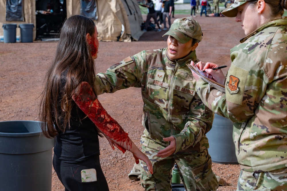 90th Medical Group conduct mass casualty exercise