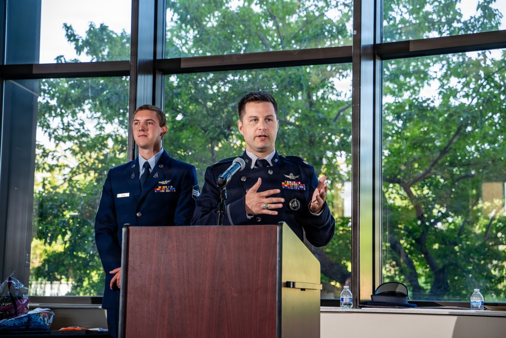 98th Space Range Squadron holds change of command ceremony