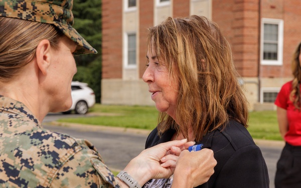 Marine Corps Marathon Office Award Ceremony for Angela Anderson