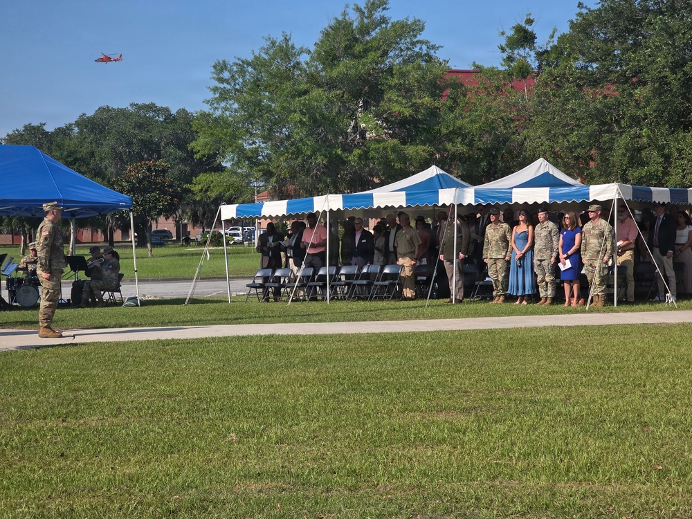 Lt. Col. Stilwell takes command at Hunter Army Airfield.