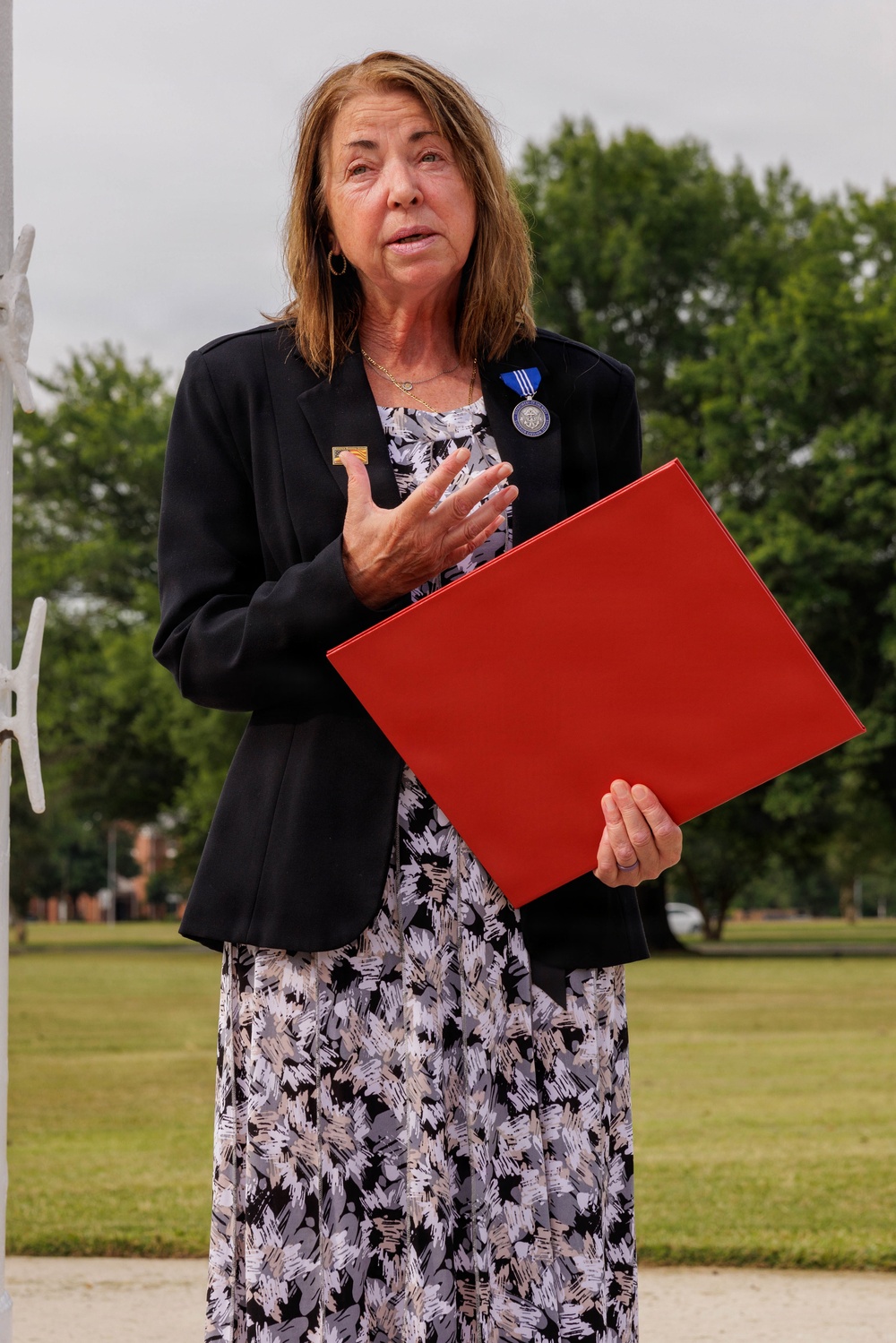 Marine Corps Marathon Office Award Ceremony for Angela Anderson