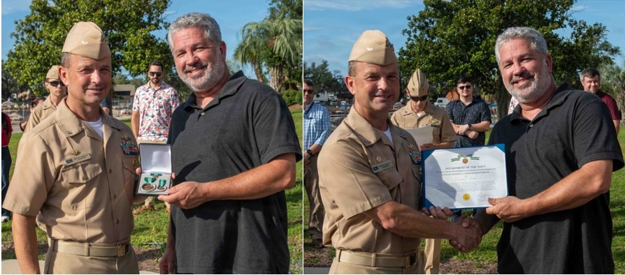 Four NSWC Panama City Division employees awarded for accelerating LCAC fleet readiness