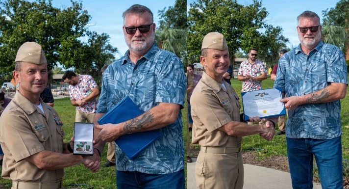 Four NSWC Panama City Division employees awarded for accelerating LCAC fleet readiness