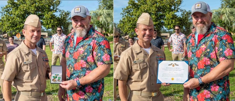 Four NSWC Panama City Division employees awarded for accelerating LCAC fleet readiness