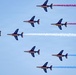 Patrouille de France demo team prepares for Liberté 250 over Joint Base Andrews