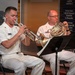 US Navy Band Brass Quintet plays at WJZ-TV Baltimore