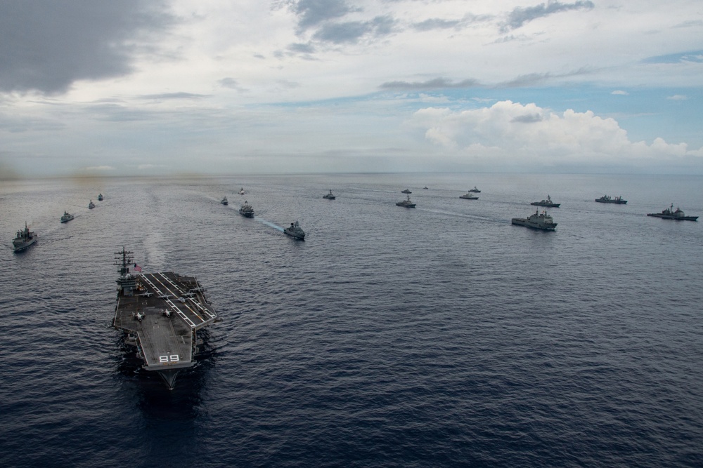 USS Nimitz participates in 13 Fleet Exercise with 13 Partner and Allied Nations