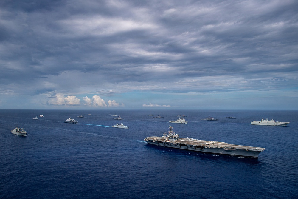Nimitz Participates in 13 Fleet Exercise wtih 13 Partner and Allied Nations