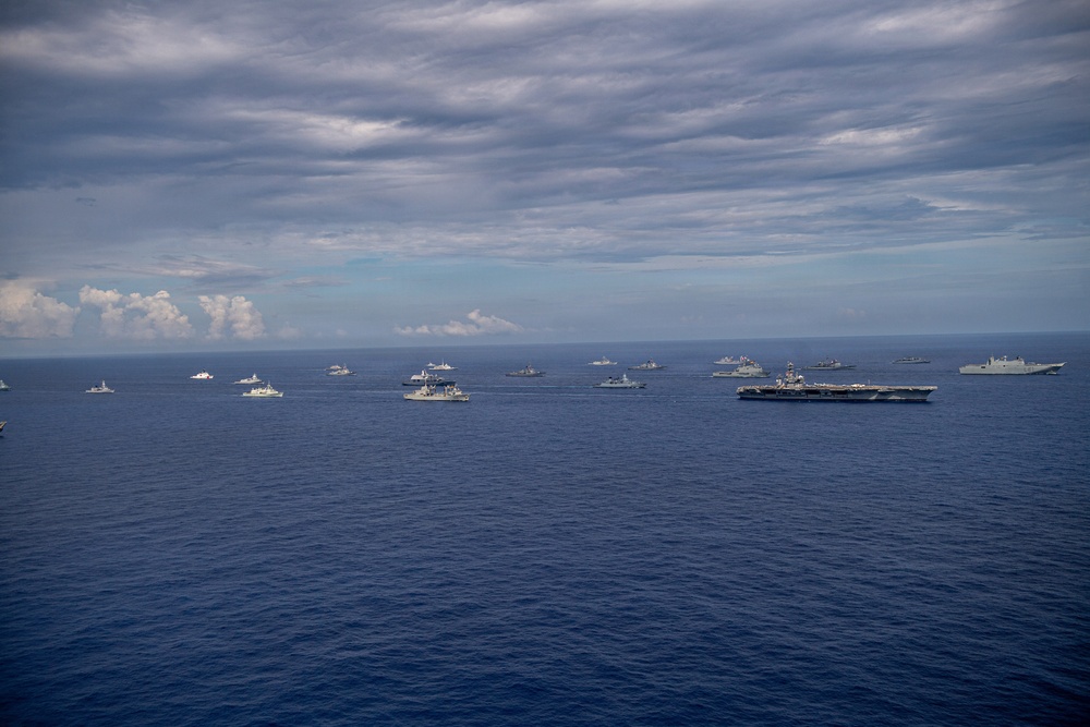 Nimitz Participates in 13 Fleet Exercise wtih 13 Partner and Allied Nations