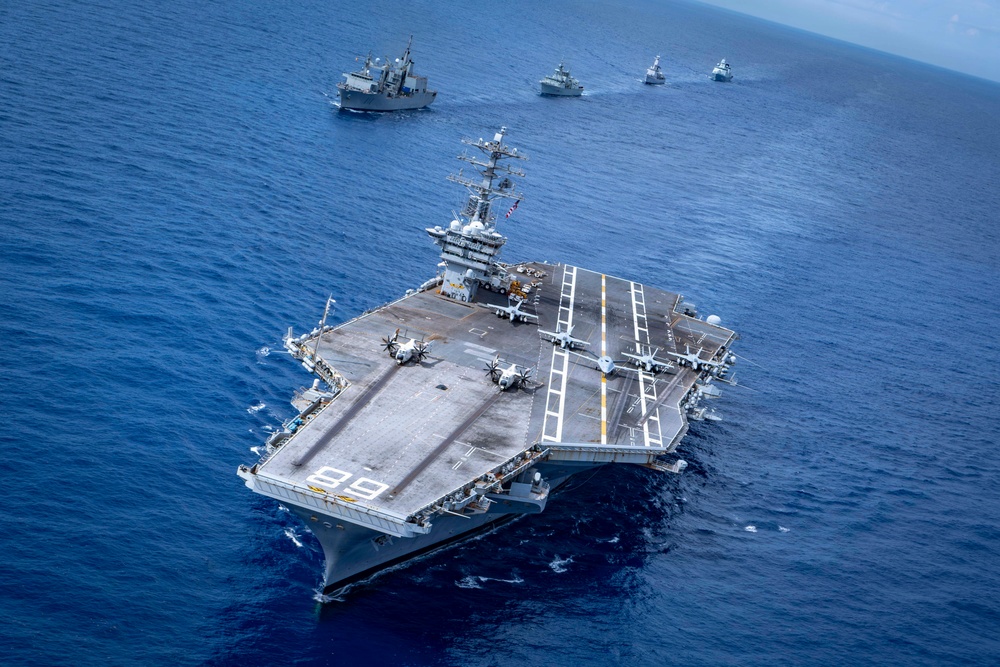 Nimitz Participates in 13 Fleet Exercise wtih 13 Partner and Allied Nations