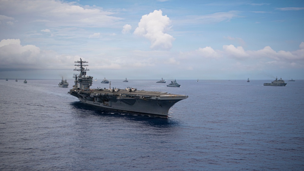 Nimitz Participates in 13 Fleet Exercise with 13 Partner and Allied Nations