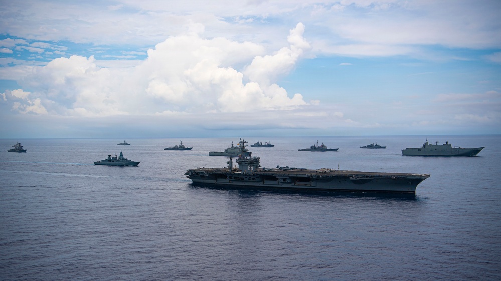 Nimitz Participates in 13 Fleet Exercise with 13 Partner and Allied Nations
