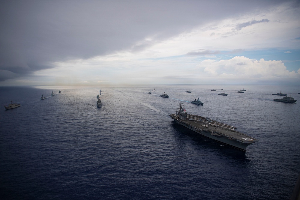 Nimitz Participates in 13 Fleet Exercise with 13 Partner and Allied Nations