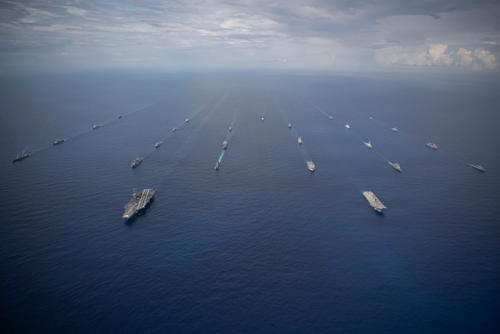 Nimitz Participates in 13 Fleet Exercise with 13 Partner and Allied Nations