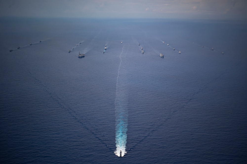 Nimitz Participates in 13 Fleet Exercise with 13 Partner and Allied Nations