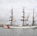 Coast Guard Cutter Eagle leads Sail250 Virginia Parade of Sail