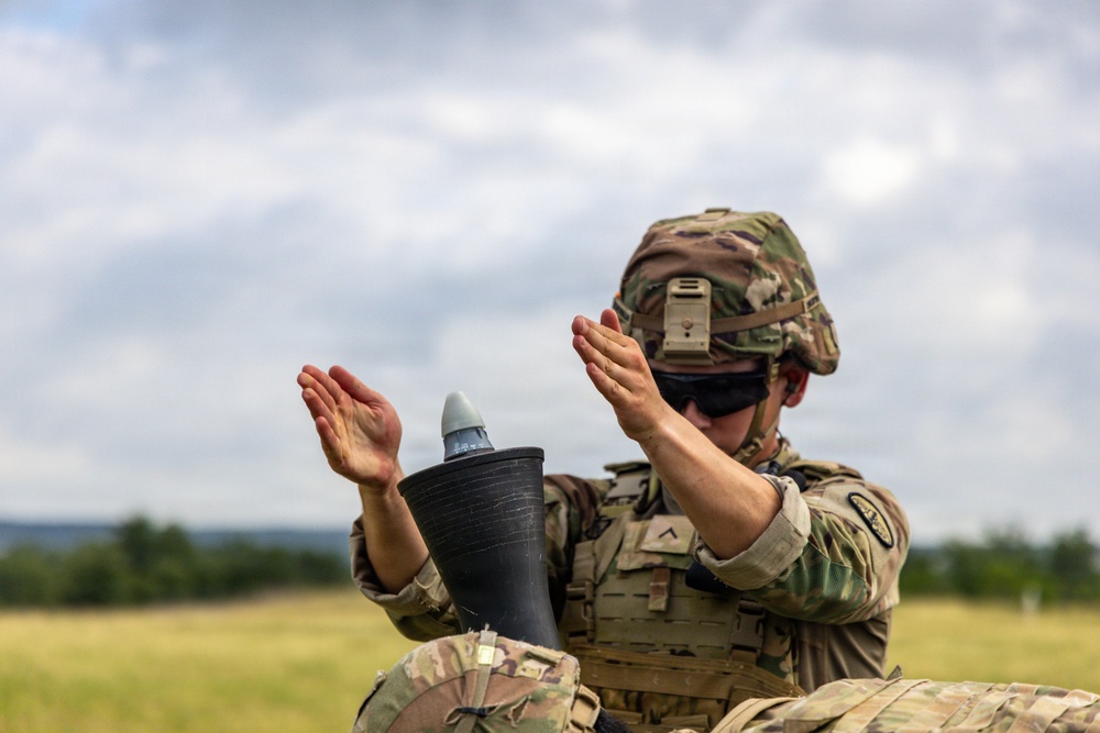 Mortar training builds 3CR's readiness