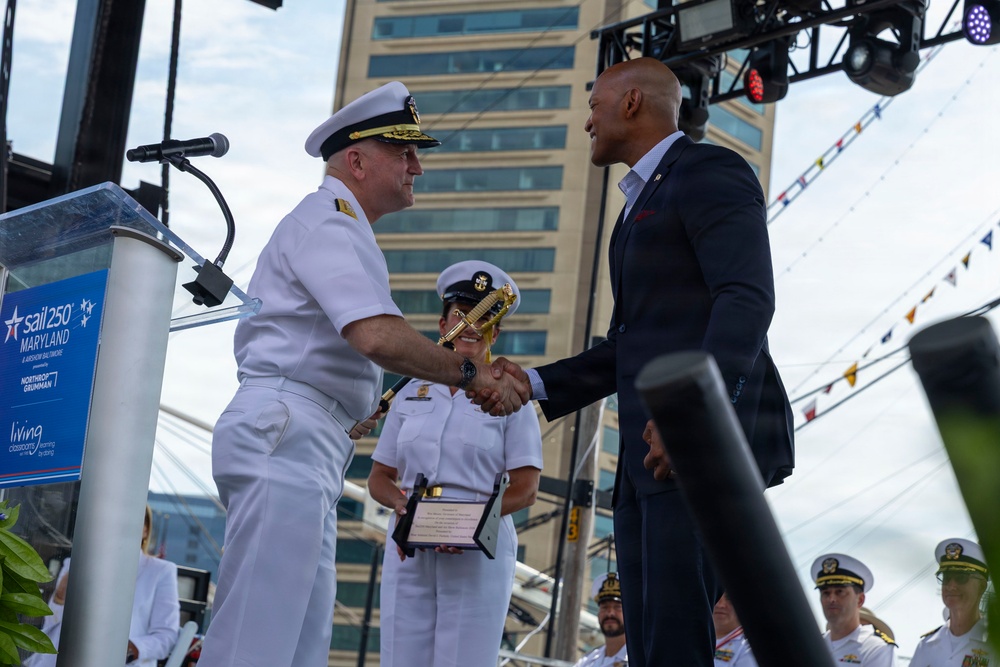 SAIL 250 Maryland and Airshow Baltimore Welcome Ceremony