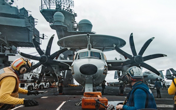 George Washington Conducts Flight Operations