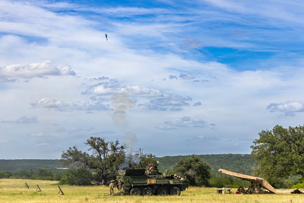 Mortar training builds 3CR's readiness