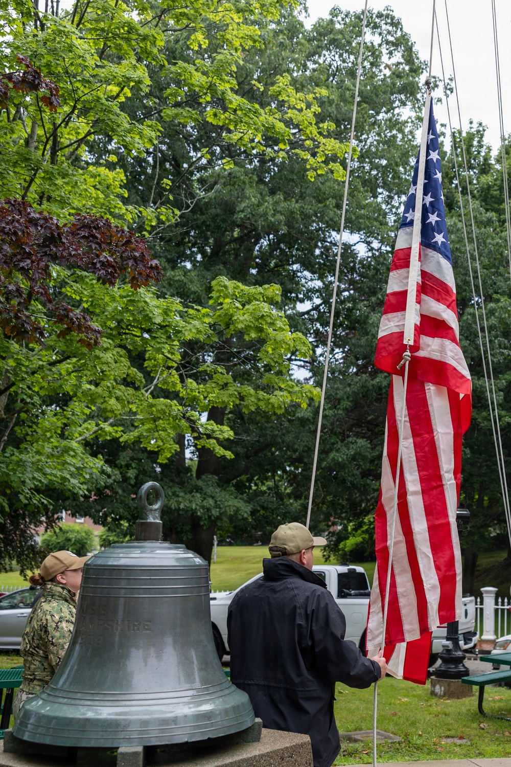 PNSY Retire Flag Steve Hathaway