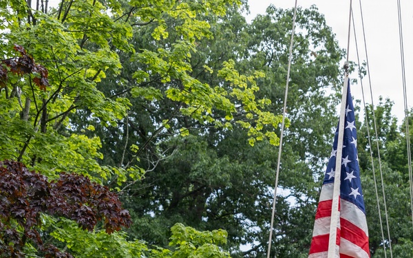 PNSY Retire Flag Steve Hathaway
