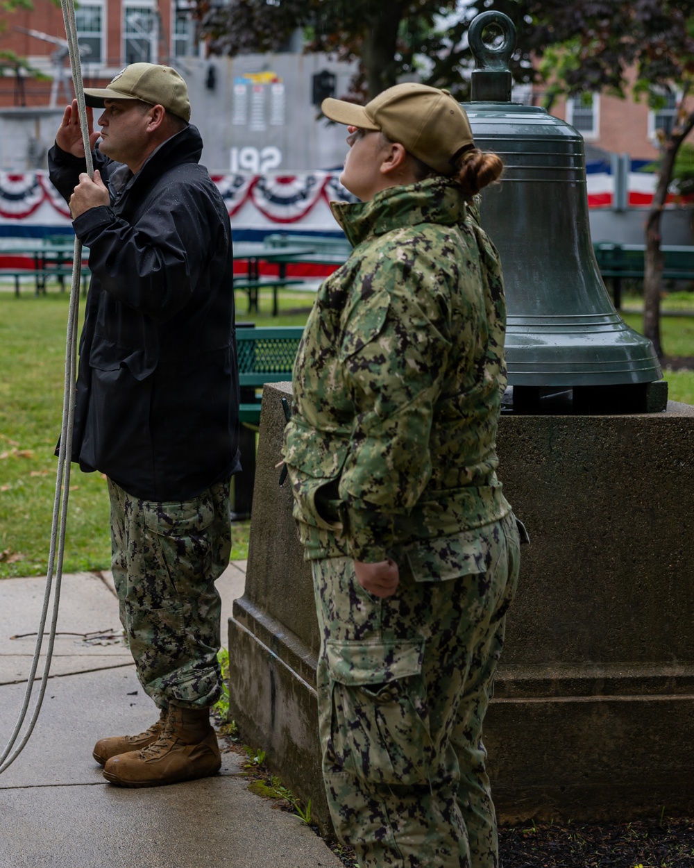 PNSY Retire Flag Steve Hathaway
