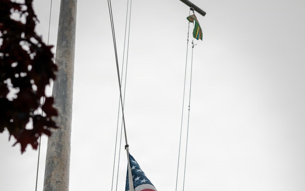 PNSY Retire Flag Steve Hathaway