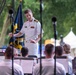 The U.S. Navy Band performs at the Great American State Fair