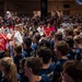 Future Sailors and Navy recruiters from Navy Talent Acquisition Group Mid-America take part in the 68th Annual Cardinal Company event
