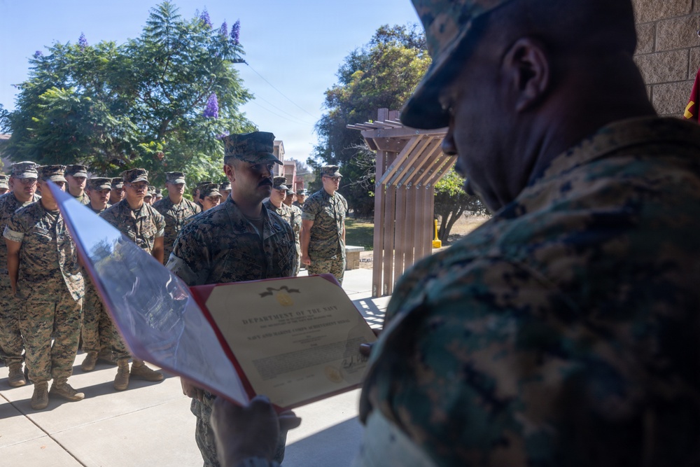 Petty Officer 1st Class Giuseppe Riccio Awarded Navy and Marine Corps Achievement Medal for Life-Saving Measures