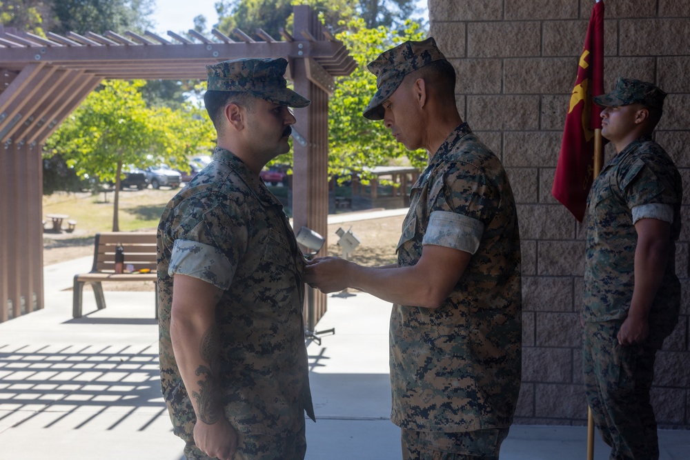 Petty Officer 1st Class Giuseppe Riccio Awarded Navy and Marine Corps Achievement Medal for Life-Saving Measures
