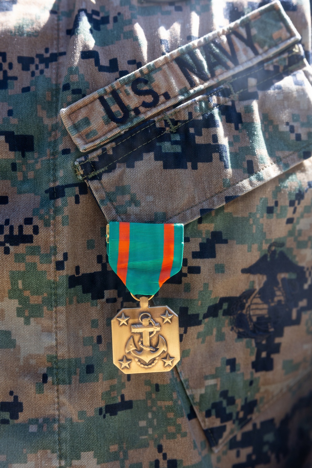 Petty Officer 1st Class Giuseppe Riccio Awarded Navy and Marine Corps Achievement Medal for Life-Saving Measures