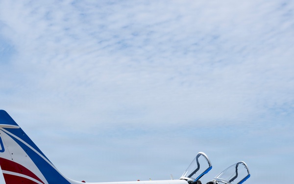 Patrouille de France demo team prepares for Liberté 250 over Joint Base Andrews