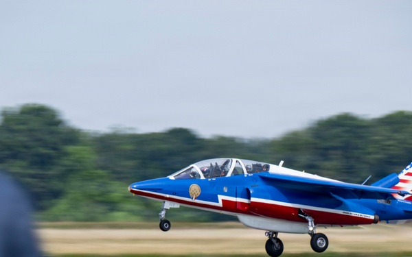 Patrouille de France demo team prepares for Liberté 250 over Joint Base Andrews