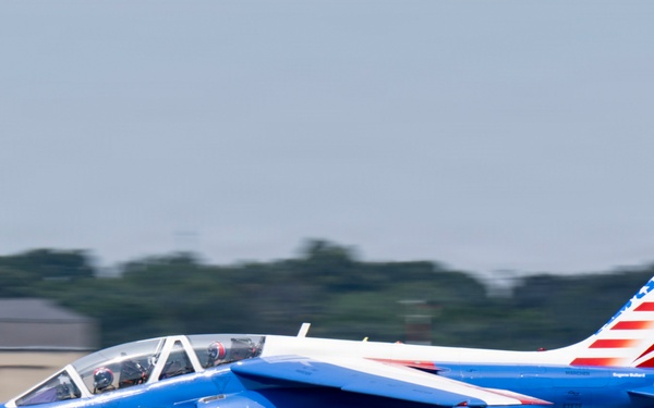 Patrouille de France demo team prepares for Liberté 250 over Joint Base Andrews